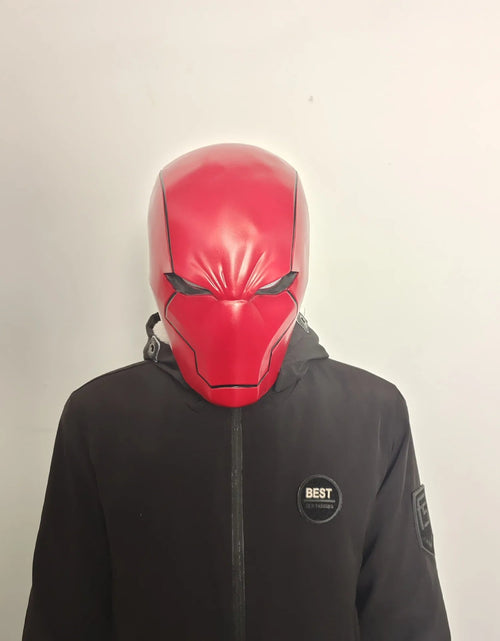 Load image into Gallery viewer, Movie Cosplay Red Hood Mask Arkham Knight The Dark Knight Masks Helmet Man Full Head Cosplay Prop Halloween Fancy Party Headwear
