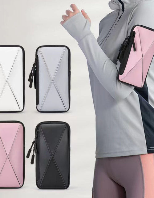 Load image into Gallery viewer, Running Phone Arm Bag Fashion Fitness Accessories Phone Bag Outdoor Cycling Waterproof Phone Arm Bag
