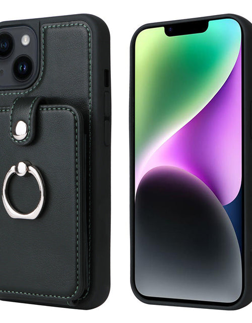 Load image into Gallery viewer, Suitable for iPhone 14 wallet phone case  Apple 13 Promax flip cover protective case accordion card insertion phone leather case
