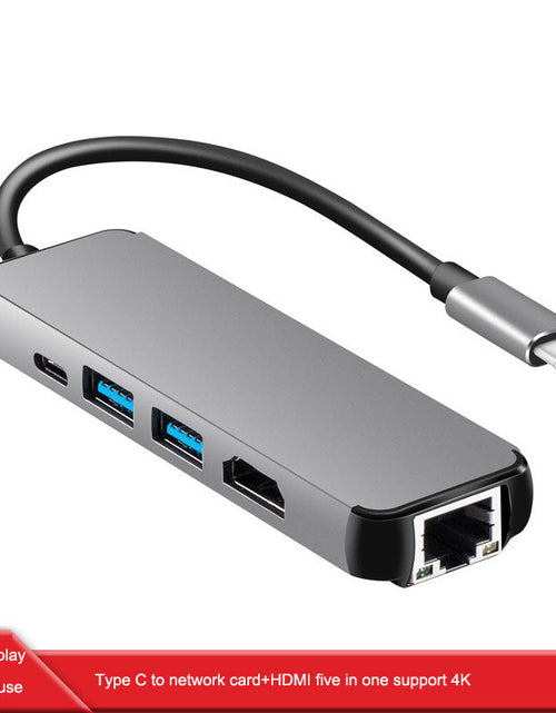 Load image into Gallery viewer, Type C docking station Type-C to HDMI 4K Gigabit Ethernet card 3.0HUB all in one
