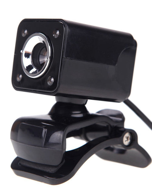 Load image into Gallery viewer, High definition night vision computer camera with built-in 10 meter sound-absorbing microphone and 4LED free switch
