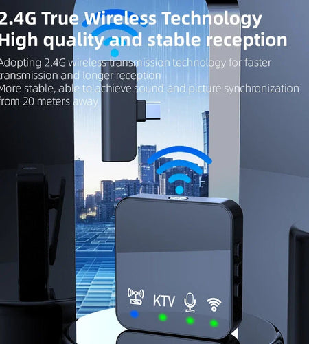 Wireless lavalier microphone, microphone clip, internet celebrity live streaming equipment, short video noise reduction recording, Bluetooth microphone