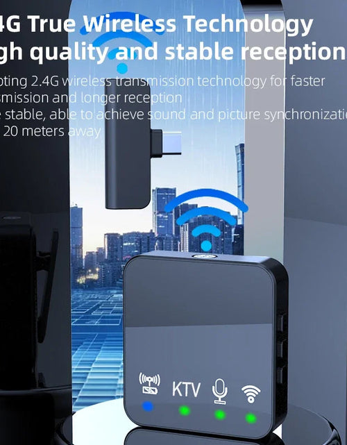 Load image into Gallery viewer, Wireless lavalier microphone, microphone clip, internet celebrity live streaming equipment, short video noise reduction recording, Bluetooth microphone
