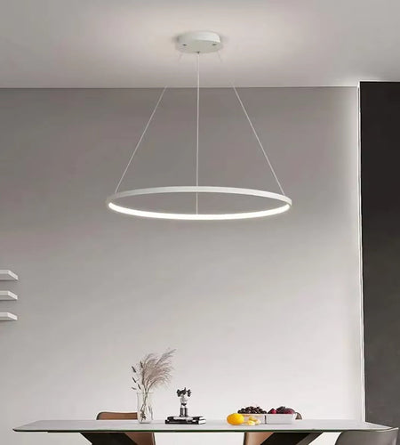 LED Chandelier Dimmable Pendant Light for Kitchen Living Room, Surface Mounted Minimalist Home Lighti