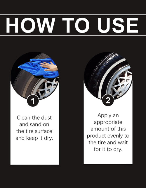 Load image into Gallery viewer, Rayhong Car Tire Retreading Wax, Durable Protection Against Dirt Tire Aging Dust Polishing Wheel Retreading Wax
