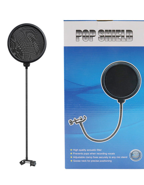 Load image into Gallery viewer, Direct Factory Supply Windscreen for Live Streaming Microphone Double Layer Capacitor Mic Windscreen for Broadcaster Recording Studio Microphone Windscreen

