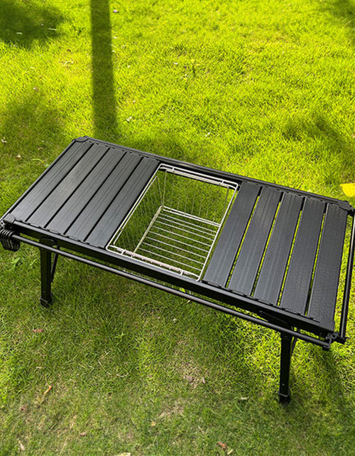 Load image into Gallery viewer, IGT Stainless Steel Folding Basket: Drain &amp; Wash, Ideal Camping Table Accessory.
