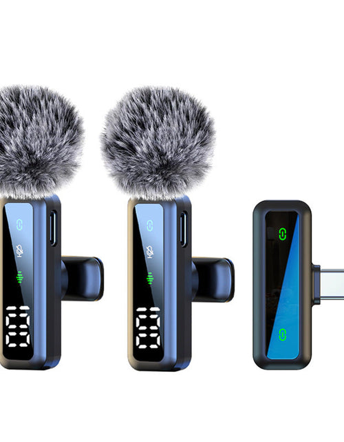 Load image into Gallery viewer, Wireless Lapel Microphone for Outdoor Computer Live Streaming Noise Reduction Universal Small Microphone
