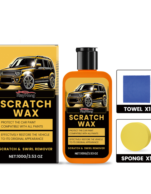 Load image into Gallery viewer, Rayhong Car Scratch Remover, Car Scratch Maintenance Paste Quick Scratch Clean And Easy To Use

