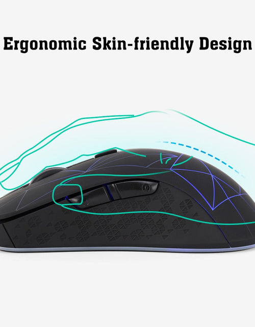 Load image into Gallery viewer, Dual mode wireless mouse silent office colorful illuminated charging Bluetooth mouse for laptops
