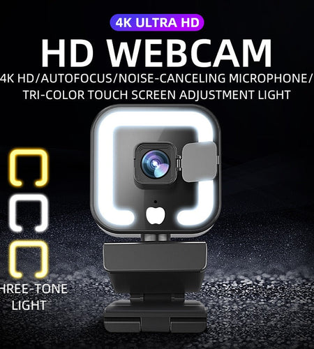 4k beauty autofocus 1080p computer camera high-definition network USB live streaming webcam2k