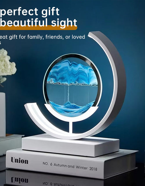 Load image into Gallery viewer, LED Flowing Sand Painting Lamp: Night Light for Home (Gift Option)
