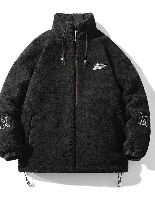 Load image into Gallery viewer, Lamb Cashmere Cotton Jacket For Men In Winter Thickened Warm Cotton Jacket For Men In Hong Kong Fashion
