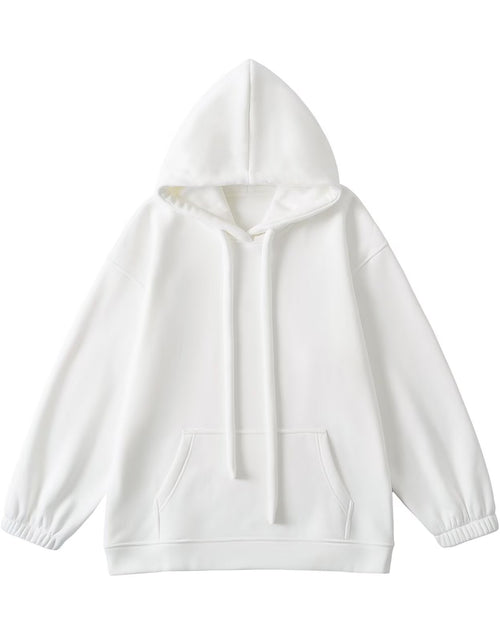 Load image into Gallery viewer, Loose drawstring hooded sweatshirt
