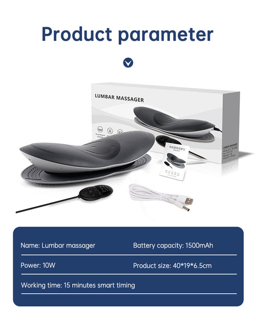 Load image into Gallery viewer, Waist Massager Lumbar Traction Inflatable Hot Compress Back Cervical Stretcher Massage Air Pressure Reduce Relief Pain
