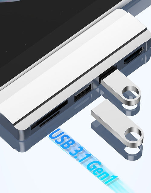 Load image into Gallery viewer, Suitable for Surface Pro 4/5/6 docking station USB to HDMI same screen card reader expansion hub
