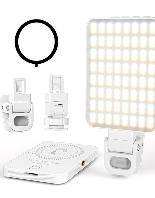 Load image into Gallery viewer, Magnetic fill light LED video conference phone fill light camera photography live broadcast photography pocket light
