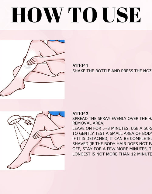 Load image into Gallery viewer, EELHOE Honey Mousse Hair Removal Spray, Full Body Hair Removal Armpit Hair Leg Hair Foam Mild Skin Friendly Does Not Stimulate
