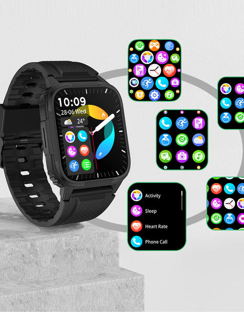 Load image into Gallery viewer, Smart Watch Outdoor Three proof 3-meter Waterproof Cross border Bluetooth Call Bracelet Monitoring Heart Rate and Blood Oxygen
