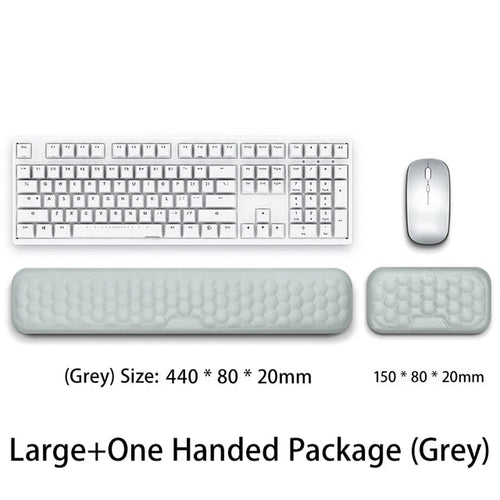 Load image into Gallery viewer, Keyboard mouse wrist rest ergonomic office typing protect relax wrist memory foam mouse pad computer notebook mouse pad
