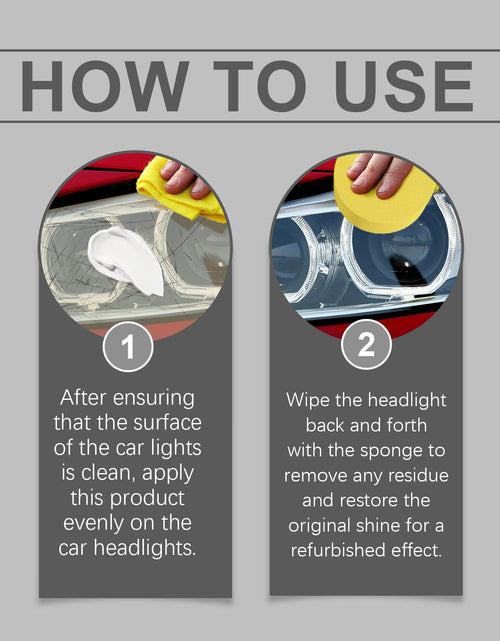 Load image into Gallery viewer, Homonth Car Headlight Repair Kit, Car Bright Retreading Agent, Light Scratch Yellow Retreading Crystal Plating Agent
