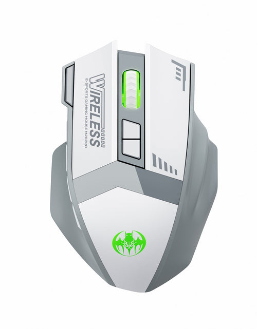 Load image into Gallery viewer, Wireless charging Bluetooth dual-mode 10 key mute gaming mouse 4800DPI mouse RGB color light
