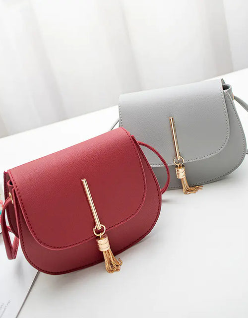 Load image into Gallery viewer, Fringe Crossbody Phone Bag and Round Purse
