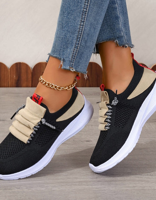 Load image into Gallery viewer, Women’s Non-Slip Round-Toe Casual Sneakers
