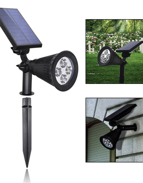 Load image into Gallery viewer, Garden Landscape Light Solar 4led Lawn Light Outdoor Landscape Lighting Spotlight Solar Plug-in Light Solar Light
