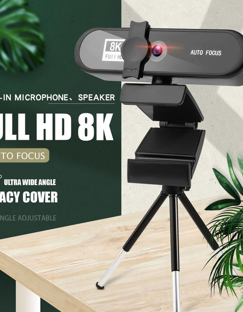 Load image into Gallery viewer, 4k Beauty Auto Focus 1080p Computer Camera 8K Network USB Live Webcam 2K Drive Free
