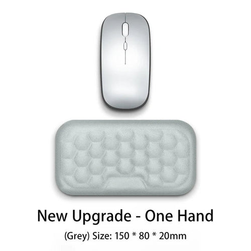 Load image into Gallery viewer, Keyboard mouse wrist rest ergonomic office typing protect relax wrist memory foam mouse pad computer notebook mouse pad
