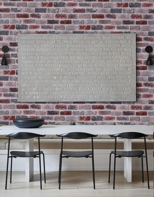 Load image into Gallery viewer, KUKANTST Brick Stone Peel and Stick Wallpaper 17.8"x472" Waterproof Vinyl Roll
