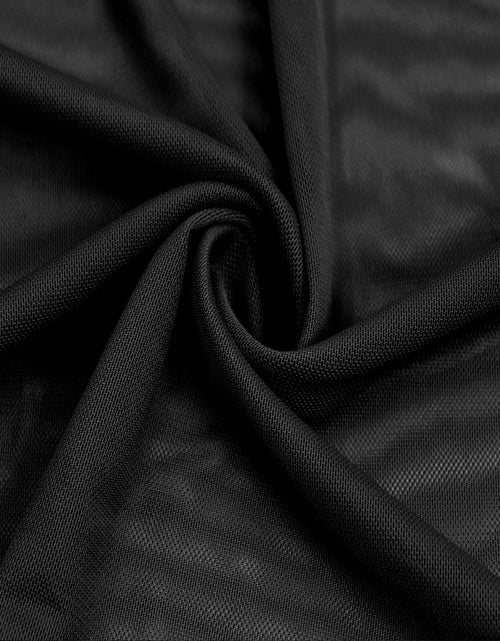 Load image into Gallery viewer, Stylish FABRIC 60" Wide Poly Spandex Lace Power Mesh Fabric Black 100 GSM
