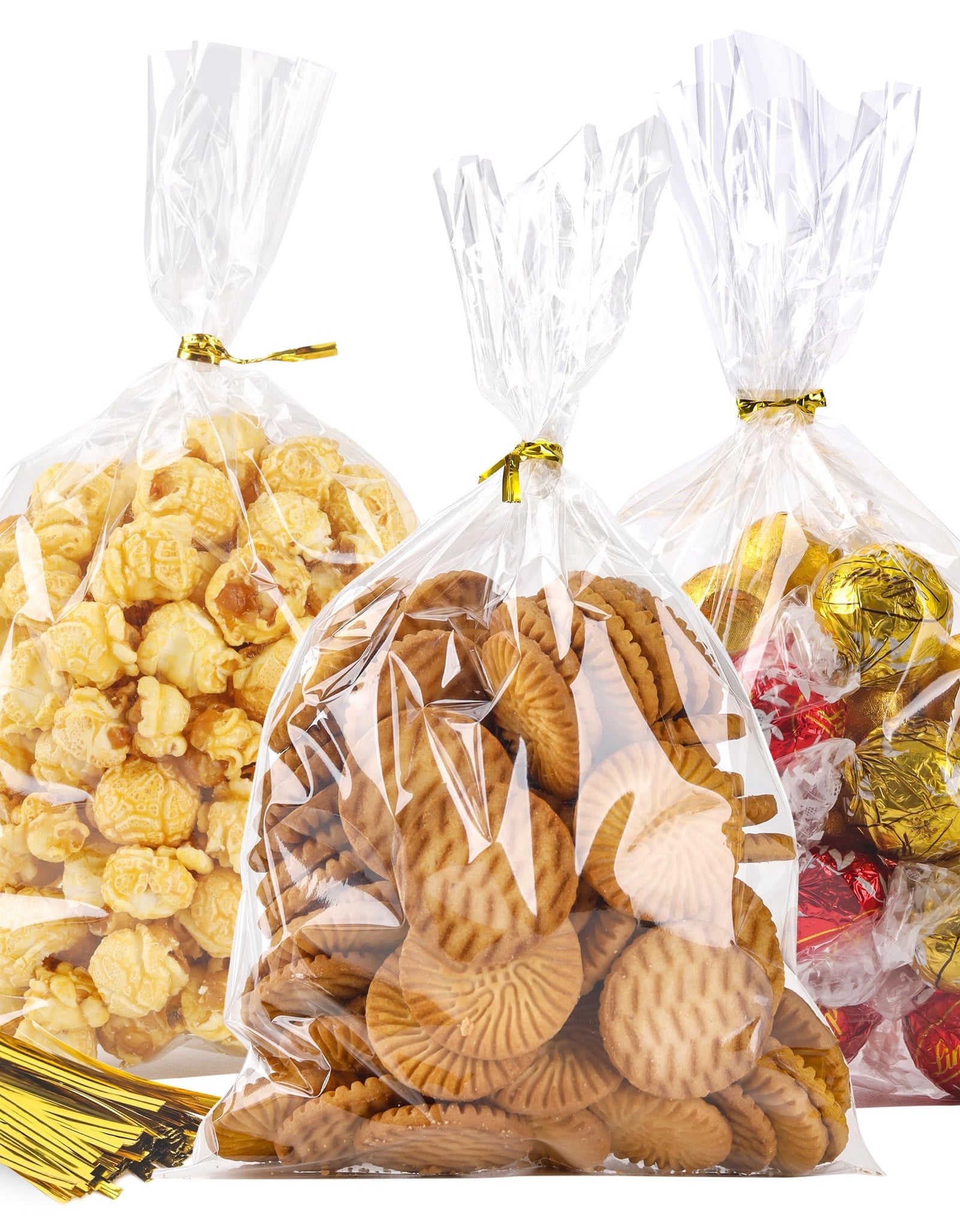 Kyswwellbag Cellophane Bags 3x5in 200 Pcs Transparent Self Adhesive Poly PP
