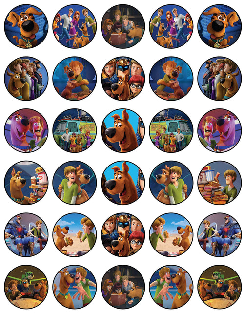 Load image into Gallery viewer, NATURAL BEHAVIOUR 30 Edible Cupcake Toppers Mystery Pup Dog Team Collection
