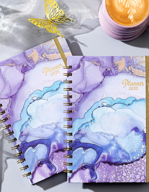 Load image into Gallery viewer, Makapoo 2025 Planner Weekly &amp; Monthly 6.3x8.4 Green Ink Sturdy Cover
