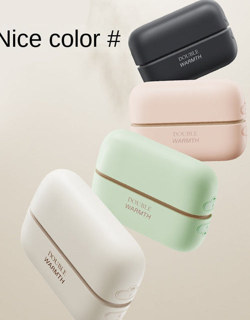 Load image into Gallery viewer, Magnetic suction electric hand warmer creative split type hand warmer USB outdoor warm baby portable 2-in-1
