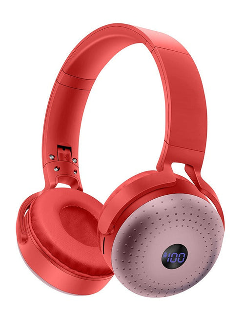 Load image into Gallery viewer, Head mounted Bluetooth earphones with Type-C interface foldable SIM card portable power bank wireless headset
