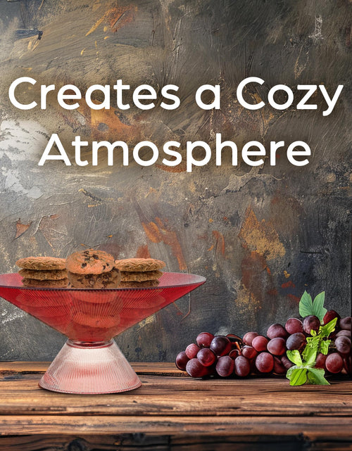Load image into Gallery viewer, SPRINGBOW 10" Ruby Red Tempered Glass Fruit Bowl with Ripple Pedestal

