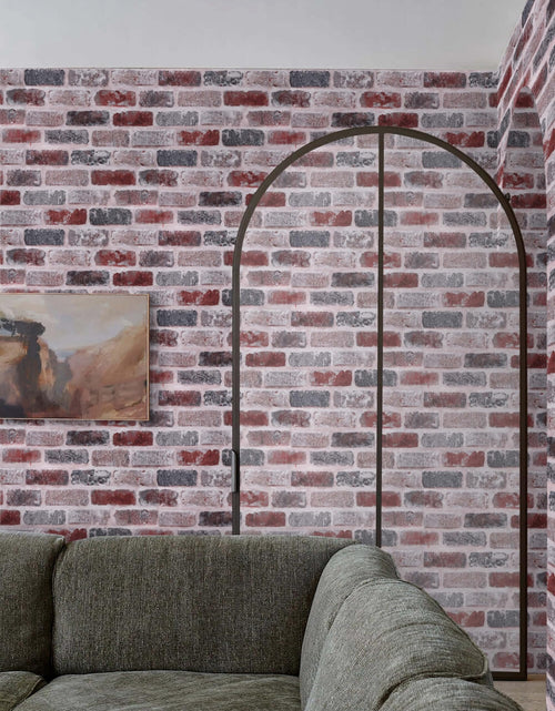 Load image into Gallery viewer, KUKANTST Brick Stone Peel and Stick Wallpaper 17.8"x472" Waterproof Vinyl Roll
