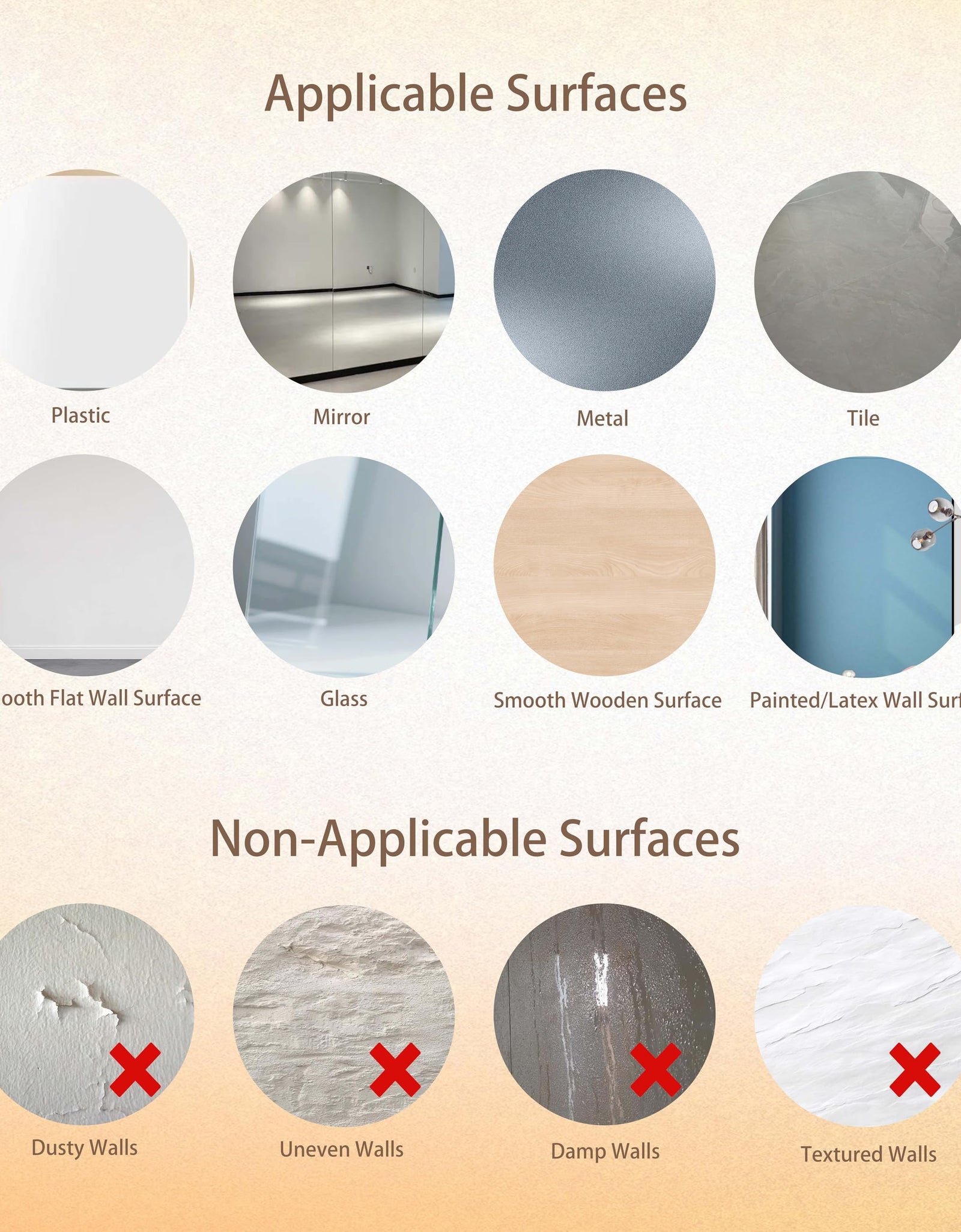 Rapid Decor 32 Pcs Danish Pastel Waterproof Removable Flower Wall Decals