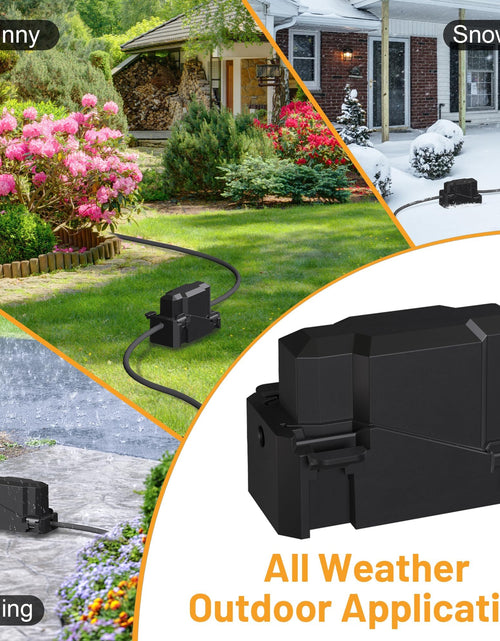 Load image into Gallery viewer, CFMASTER Weatherproof Outdoor Electrical Box IP66 7x3x4in Vanilla 3 Pack
