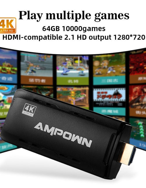 Load image into Gallery viewer, Wireless HD arcade PSP home TV game console U9 retro doubles mini game console
