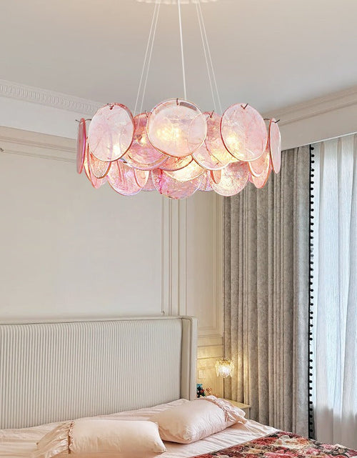 Load image into Gallery viewer, Luxury living room chandelier, designer-created stained glass dining room and bedroom lighting fixtures
