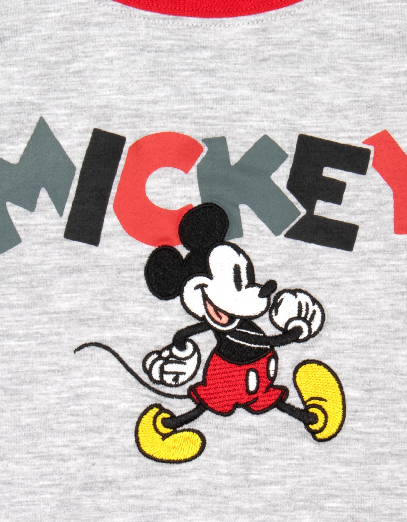 Disney Mickey Mouse Boys 2 Pack T Shirt Short Sleeve Kids Size 4 Blue Grey