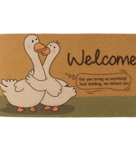 FEXIA Goose Pattern Indoor Outdoor Welcome Mat Rug 29x17 Polyester