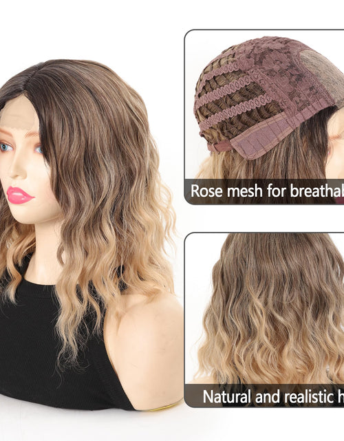 Load image into Gallery viewer, Maforsoon Wigs for Women Short Wave Synthetic Curly Wig 14inch
