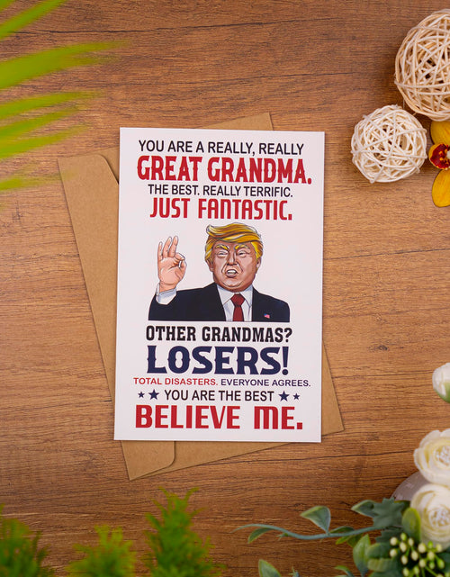 Load image into Gallery viewer, decorluxes Grandma Funny Greeting Card Birthday Mother's Day Christmas Cartoon
