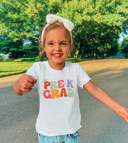 BANGELY Pre-K Graduation Shirt Toddler Kids Last Day School 2026 White Size 4-5T