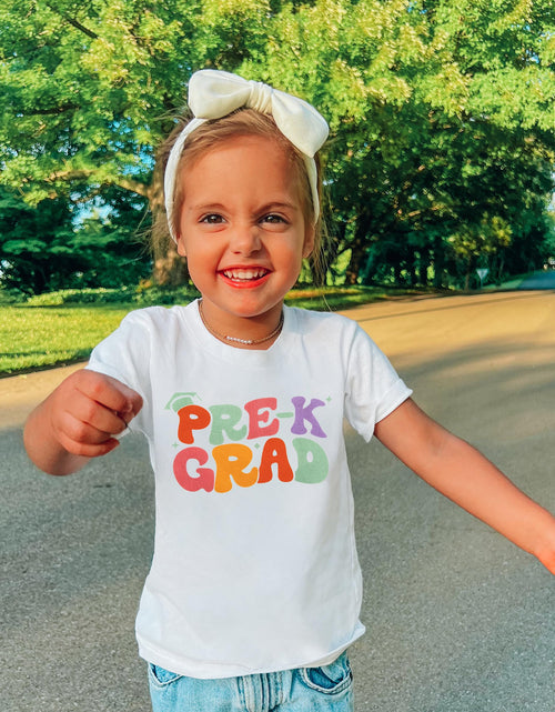 Load image into Gallery viewer, BANGELY Pre-K Graduation Shirt Toddler Kids Last Day School 2026 White Size 4-5T
